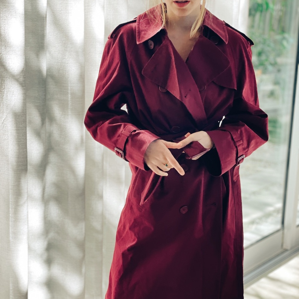 London fog trench coat